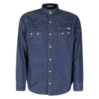 Roy Rogers Texan Denim Overhemd - Heren - Overhemden - Blauw - Maat: L Denim