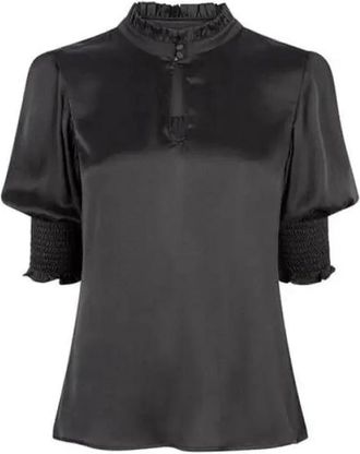 Dante6 Allisto Blouse - Dames - Blouses - Grijs - XS - Denim - Overhemden