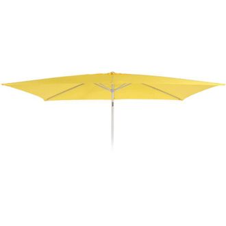 Hhg [NON UTILIZZATO] Telo copertura ricambio per ombrelloni rettangolari N23 200x300cm giallo
