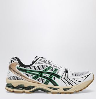 Asics Gel-Kayano 14 sneakers in White/Hinoki Beige