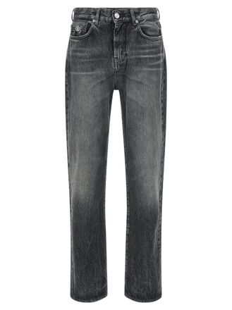 Versace Dark Grey Straight Jeans