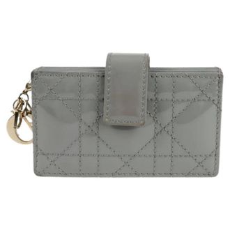 Dior Pre-owned Wallets, female, Gray, Size: ONE SIZE Pre-owned 5 Pocket Accordion Card Wallet