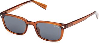 Guess GU8284 44V Mens Sunglasses Clear Size 50