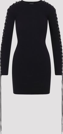 Balenciaga Lace Up Mini Dress