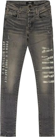 Amiri Jeans Military Stencil - Grigio