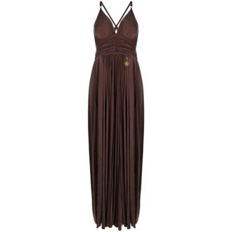 Elisabetta Franchi Mujer, Vestidos, Marrón, Talla: S