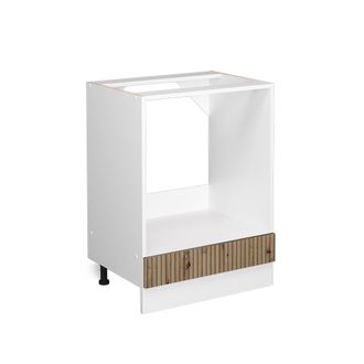 Vicco Armario Para Horno Empotrado R-line, Roble Artesanal, 60 Cm Sin Encimera