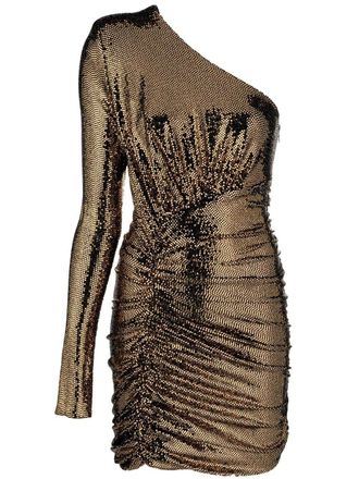Alexandre Vauthier Abito con paillettes - Oro