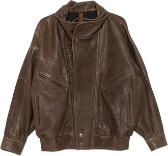 Petar Petrov Grained Leather Jacket