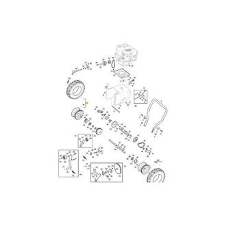 STIGA Sports Ruota Completa Destra Originale Stiga - 118821097/0