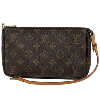Louis Vuitton Brown Monogram Pochette Pouch (Pre-Owned)