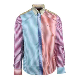 Harmont & Blaine Casual Shirts - Heren - Casual Overhemden - Veelkleurig - M - Katoen - Overhemden
