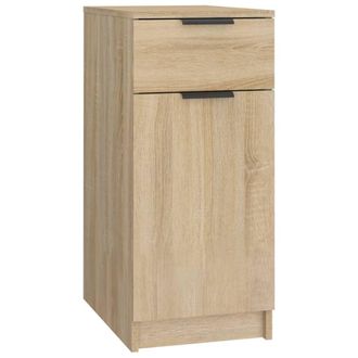 vidaXL Vidaxl - Armario De Escritorio Madera Contrachapada Roble Sonoma
