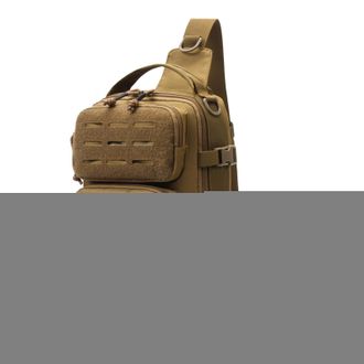 Generic Fishing Sling Pack - with Water Bottle Holder Tackle Backpack,Lightweight Sling Bag - for Travel Men Camping Hiking Outdoor Gym Sports Adventure