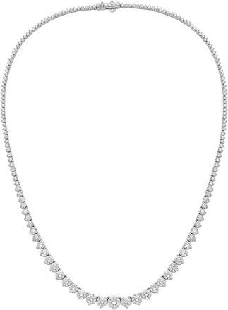 Diana M. Jewels Fine Jewelry 14K 10.00 Ct. Tw. Lab-Grown Diamond Tennis Necklace