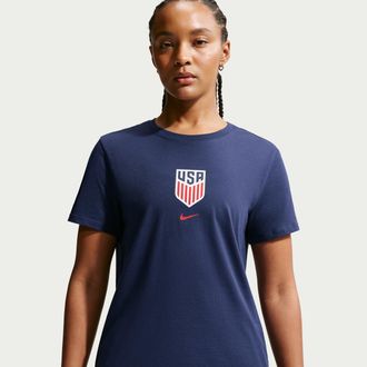 Nike USMNT Nike Womens Soccer T-Shirt in Blue | IH2245-410