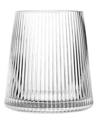 Godinger Set Of 4 Ribbed Stemless Wine Glasses