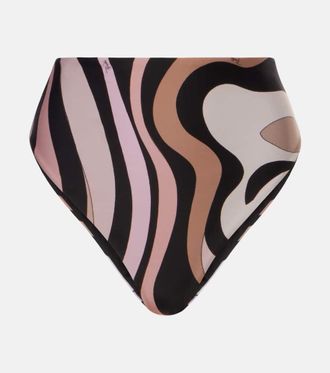 Pucci Slip bikini Marmo a vita alta