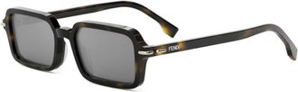 Fendi Stijlvolle zonnebril voor elke outfit - unisex - Zonnebrillen - Zwart - 51 MM - Accessoires