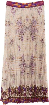 Pierre-Louis Mascia Midi Skirts, female, Multicolor, Size: XS Ceto Pleated Maxi Skirt