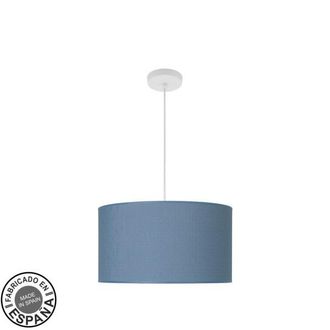 Fabrilamp Pendente Moda 2xe27 Bianco/blu Regx40x40 Cm C/diffusore