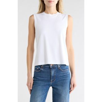 Vince Pima Cotton Tank in Optic White at Nordstrom Rack, Size X-Large