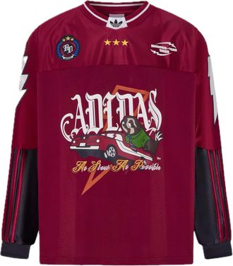 adidas Wild Jersey Asia Sizing Collegiate Burgundy KX4899