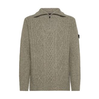 Peuterey Heren, Truien, Grijs, Maat: L