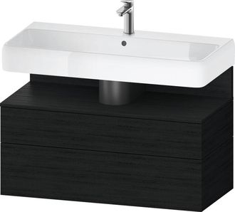Duravit Duravit Qatego Mueble Bajo Lavabo, 1 Extra&iacute;ble Y 1 Caj&oacute;n