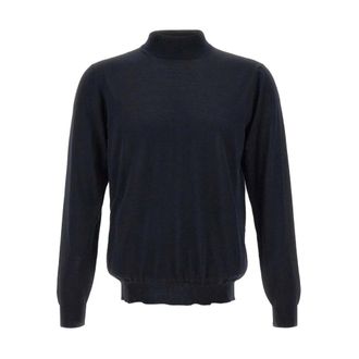 FILIPPO DE LAURENTIIS Turtlenecks, male, Blue, 2XL, De Laurentis Turtleneck Collection