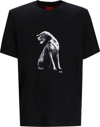 HUGO BOSS T-shirt con grafica - Nero
