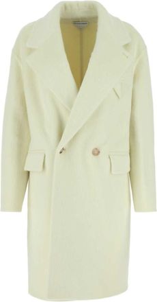 Bottega Veneta Ivory wool blend coat
