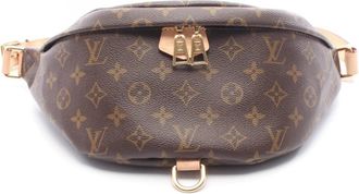 Louis Vuitton Brown Coated Canvas Leather Fanny Pack (Pre-Owned)