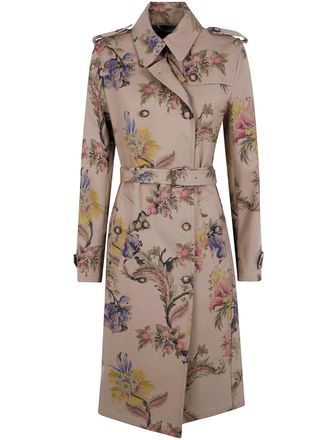 Etro Coat Floral Print Wrbc002099sae1o