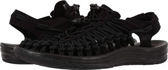 Keen Uneek Womens Toe Open Shoes Black/Black : 9.5 B - Medium, Textile