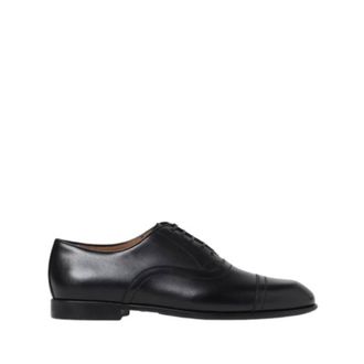 Ferragamo Mens Cortez Oxford With Toe Cap, Size 6