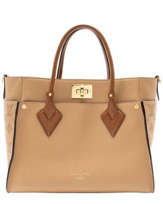 Louis Vuitton Mahina Calfskin On My Side Mm Tote (Authentic Pre-Loved)