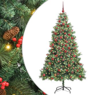 vidaXL &Aacute;rbol De Navidad Artificial Verde 180 Cm Pvc Y Metal Vidaxl