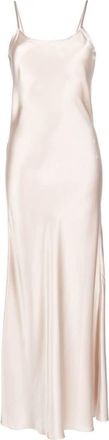 VOZ liquid silk slip dress - women - Silk - S - Neutrals