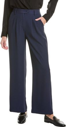 Shelli Segal Extended Tab Pleated Pant