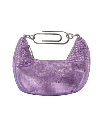 Off-white Womens Binder Clip 20 Bag in Strass / Lilac - Purple - One Size