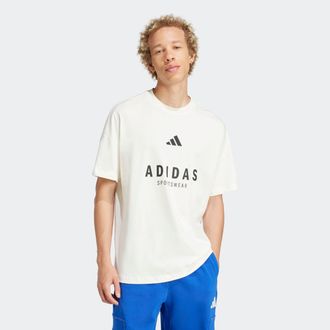 adidas T-Shirt ADIDAS SPORTSWEAR M A SZN G T, Herren, Gr. XXL, weiss (sanftes wei&szlig;), Obermaterial: 100% Baumwolle, Rundhals, Shirts T-Shirt, sportliche Passf