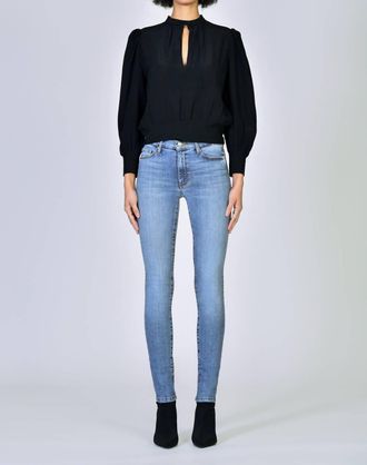 Black Orchid Gisele High Rise Skinny Jean In Broken Wings