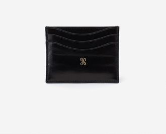 Hobo Womens Max Card Holder In Black