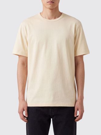 Christophe Lemaire Crewneck Short-Sleeved T-shirt in Cotton with a Straight Hem