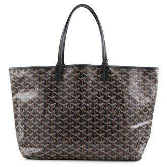 Goyard Black Pvc Leather Handbag Tote Bag (Pre-Owned)