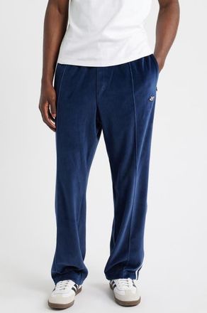 adidas x Wales Bonner Velour Track Pants in Collegiate Navy at Nordstrom, Size Xx-Large