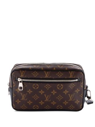 Louis Vuitton Kasai Macassar Monogram Canvas clutch bag - Nero