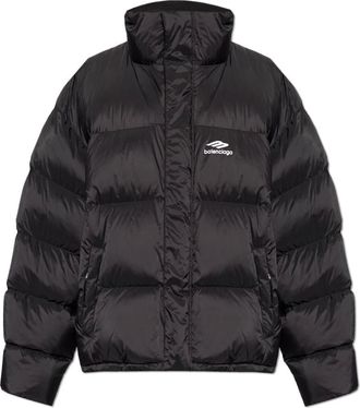 Balenciaga Jassen, Heren, Zwart, M, Leer, 3B Sports Icon Ski Puffer