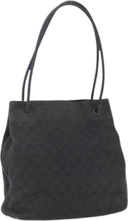 Gucci Pre-owned Vintage Tote Bag - Dames - Vintage Shopper - Zwart - ONE Size - Vintage